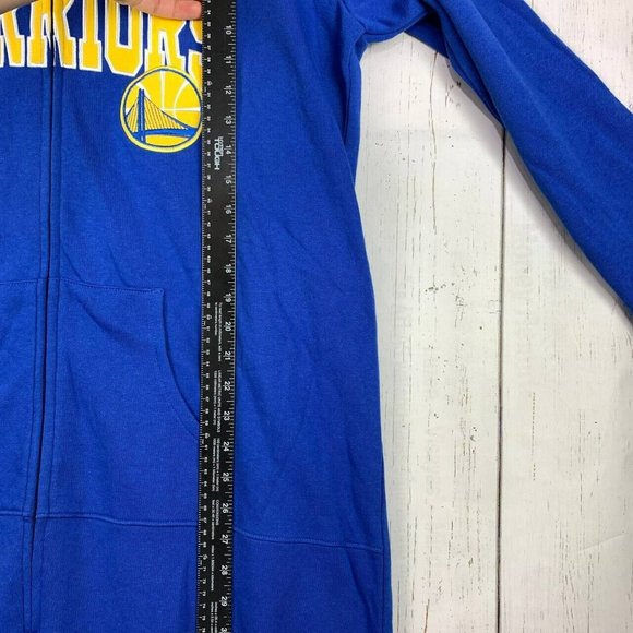 Golden State Warriors NBA Large Big Tall Blue Hooded Onepiece Adult New Mens - Picture 8 of 9